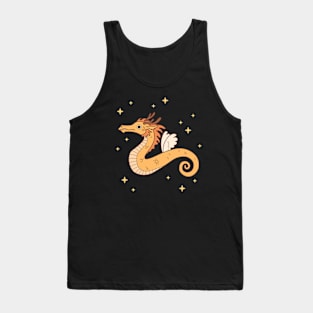 Little golden dragon Tank Top